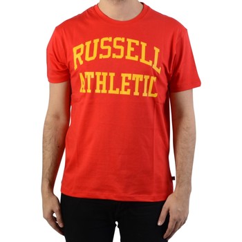 textil Herre T-shirts m. korte ærmer Russell Athletic 131032 Rød