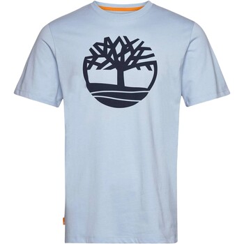 textil Herre T-shirts m. korte ærmer Timberland 230218 Blå