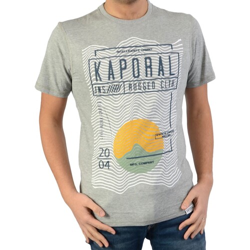 textil Herre T-shirts m. korte ærmer Kaporal 145019 Grå