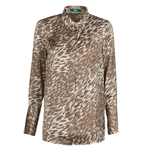 textil Dame Toppe / Bluser Guess VIVIAN Leopard