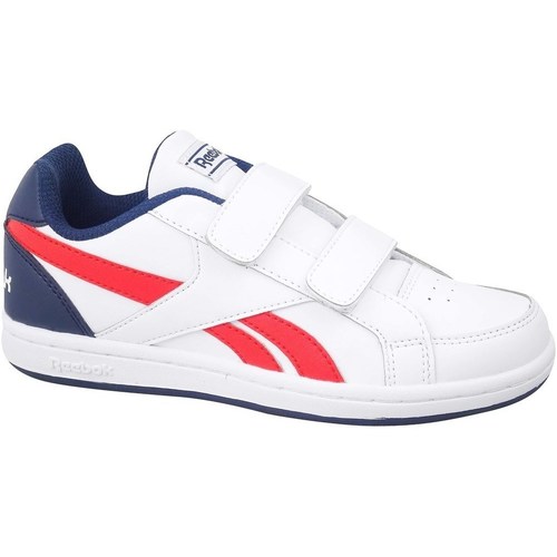 Sko Børn Lave sneakers Reebok Sport Royal Prime Hvid, Flåde, Rød