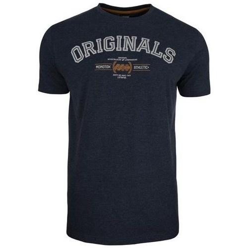 textil Herre T-shirts m. korte ærmer Monotox Originals College Marineblå
