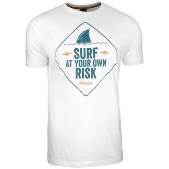 textil Herre T-shirts m. korte ærmer Monotox Surf Risk Hvid