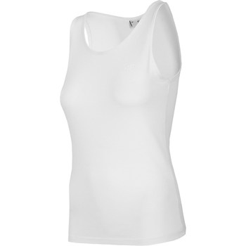 textil Dame T-shirts m. korte ærmer 4F TSD003 Hvid