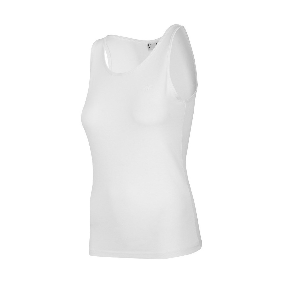 textil Dame T-shirts m. korte ærmer 4F TSD003 Hvid