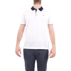 textil Herre Polo-t-shirts m. korte ærmer Navigare NV72037 Hvid