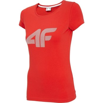 textil Dame T-shirts m. korte ærmer 4F TSD005 Rød