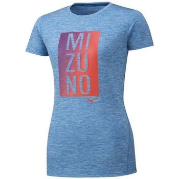 textil Dame T-shirts m. korte ærmer Mizuno Core Graphic Tee Blå