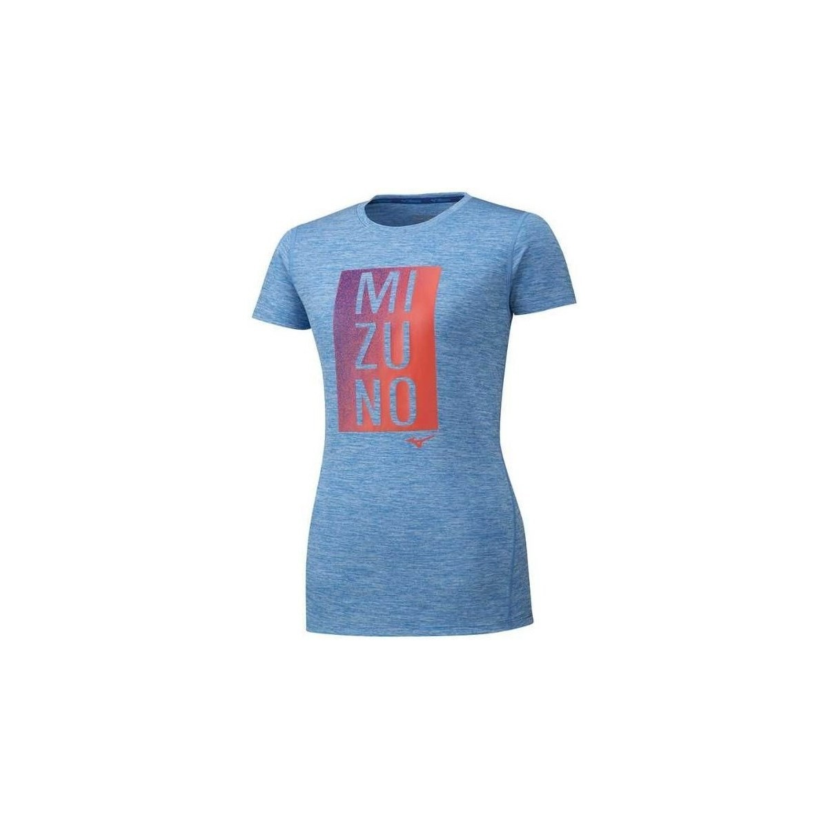 textil Dame T-shirts m. korte ærmer Mizuno Core Graphic Tee Blå
