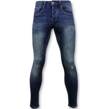 textil Herre Jeans - skinny True Rise 110246748 Blå