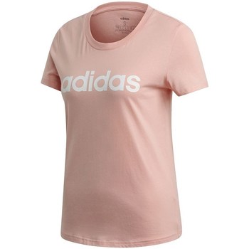 textil Dame T-shirts m. korte ærmer adidas Originals W E Lin Slim T Pink