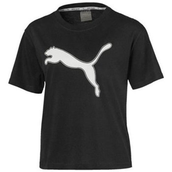 textil Dame T-shirts m. korte ærmer Puma Modern Sports Logo Tee Sort