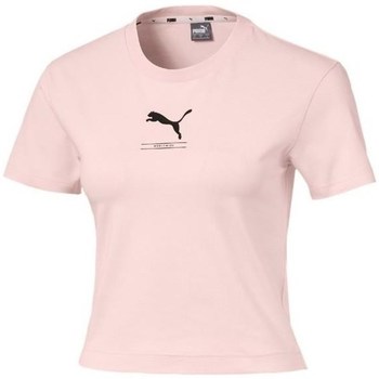 textil Dame T-shirts m. korte ærmer Puma Nutility Fitted Tee Pink