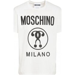 textil Herre T-shirts m. korte ærmer Moschino ZPA0706 Hvid