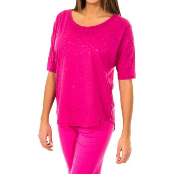 textil Dame Langærmede T-shirts Tommy Hilfiger 1487903527-521 Pink