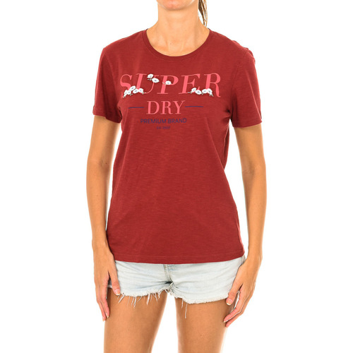 textil Dame Langærmede T-shirts Superdry W1010062A-N1N Rød