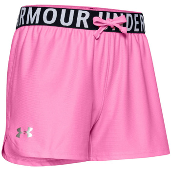 textil Pige Halvlange bukser Under Armour Play Up Solid Shorts K Pink