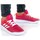 Sko Børn Lave sneakers adidas Originals Tensaur K Rød, Hvid