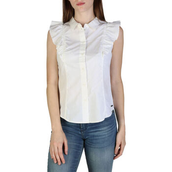 textil Dame Skjorter / Skjortebluser EAX - 3zyc08ynp9z Hvid