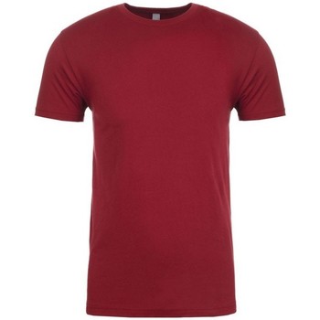 textil Langærmede T-shirts Next Level NX3600 Rød