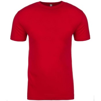 textil Langærmede T-shirts Next Level NX3600 Rød