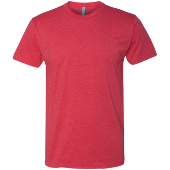 textil Herre Langærmede T-shirts Next Level NX6210 Rød