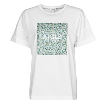 textil Dame T-shirts m. korte ærmer Aigle RAOPTELIB Hvid
