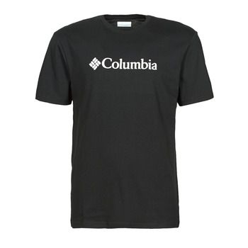 textil Herre T-shirts m. korte ærmer Columbia CSC BASIC LOGO SHORT SLEEVE SHIRT Sort