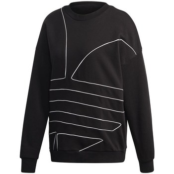 textil Dame Sweatshirts adidas Originals Large Logo Sweatshirt Sort