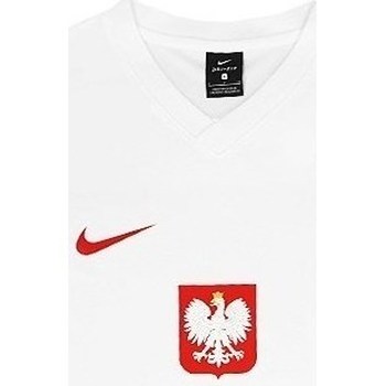 textil Herre T-shirts m. korte ærmer Nike Polska Breathe Football Hvid