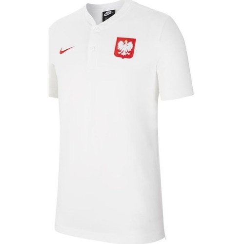 textil Herre T-shirts m. korte ærmer Nike Polska Modern Polo Hvid