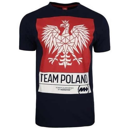 textil Herre T-shirts m. korte ærmer Monotox Eagle Stamp Rød, Hvid, Sort