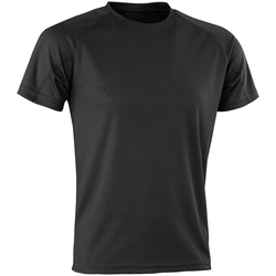 textil Herre T-shirts m. korte ærmer Spiro SR287 Black