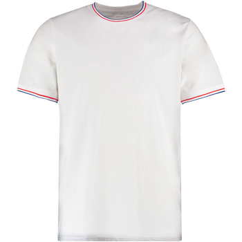 textil Herre Langærmede T-shirts Kustom Kit KK519 Rød