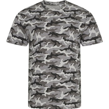 textil Herre Langærmede T-shirts Awdis JT034 Grå