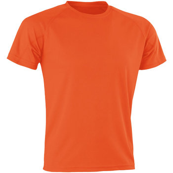 textil Herre Langærmede T-shirts Spiro SR287 Orange