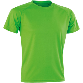textil Herre Langærmede T-shirts Spiro SR287 Grøn