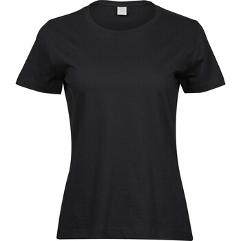 textil Dame T-shirts m. korte ærmer Tee Jays T8050 Black