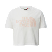 textil Pige T-shirts m. korte ærmer The North Face EASY CROPPED TEE Hvid