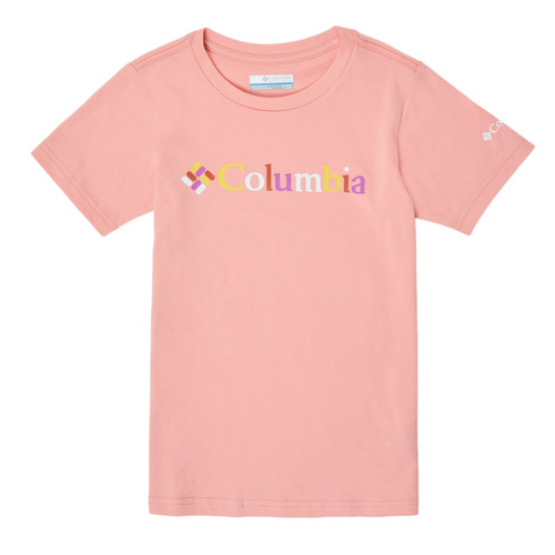 textil Pige T-shirts m. korte ærmer Columbia SWEET PINES GRAPHIC Pink