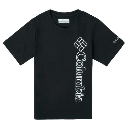 textil Dreng T-shirts m. korte ærmer Columbia HAPPY HILLS GRAPHIC Sort