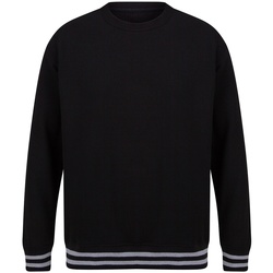 textil Sweatshirts Front Row FR840 Black/Heather Grey