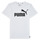 textil Dreng T-shirts m. korte ærmer Puma ESSENTIAL LOGO TEE Hvid