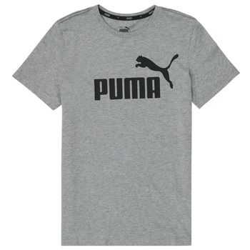 textil Dreng T-shirts m. korte ærmer Puma ESSENTIAL LOGO TEE Grå