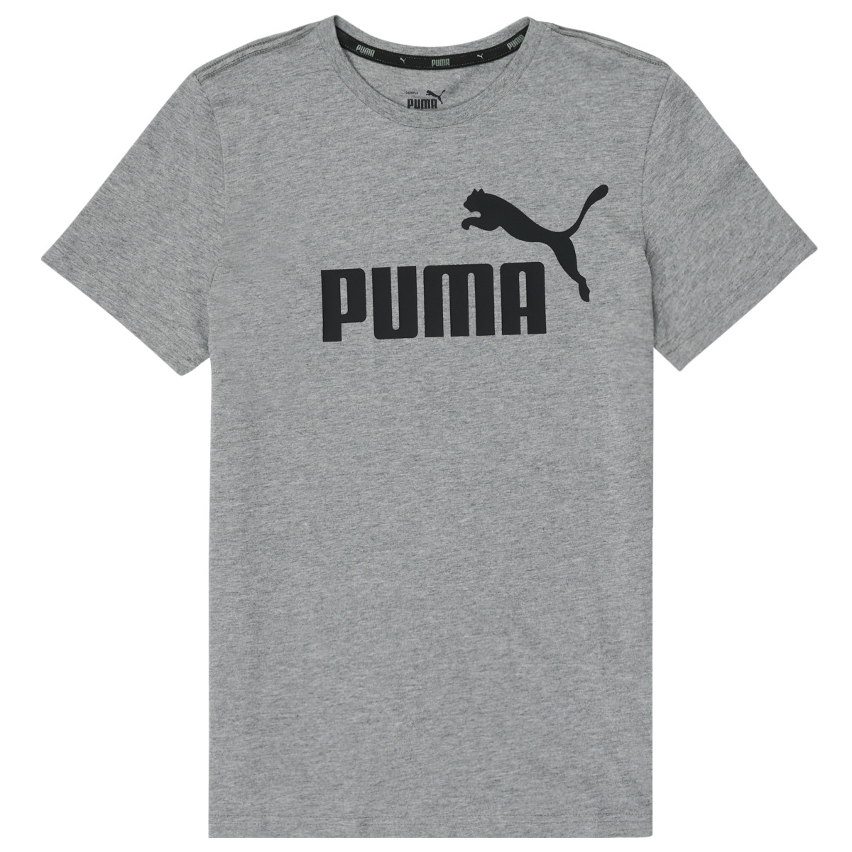 textil Dreng T-shirts m. korte ærmer Puma ESSENTIAL LOGO TEE Grå
