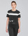 textil Dame T-shirts m. korte ærmer Emporio Armani EA7 3KTT05-TJ9ZZ-1200 Sort / Hvid