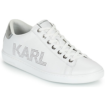 Sko Dame Lave sneakers Karl Lagerfeld KUPSOLE II KARL PUNKT LOGO LO Hvid