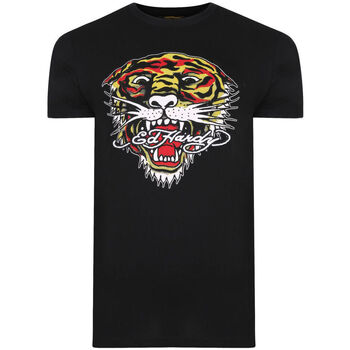 textil Herre T-shirts m. korte ærmer Ed Hardy - Mt-tiger t-shirt Sort