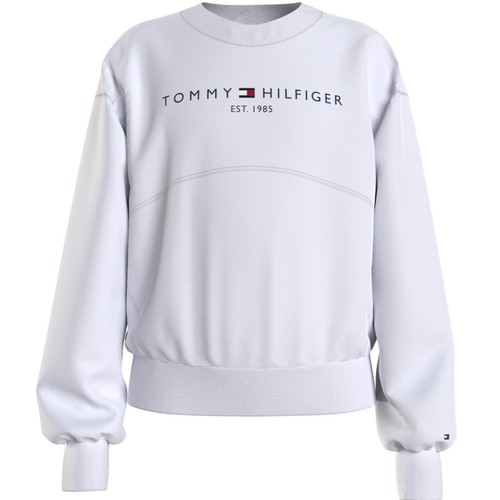 Tommy Hilfiger THUBOR Hvid - Gratis fragt | Spartoo.dk - textil Sweatshirts Barn 250,00 Kr