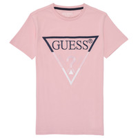 textil Pige T-shirts m. korte ærmer Guess H1RJ05-K8HM0-G600 Pink